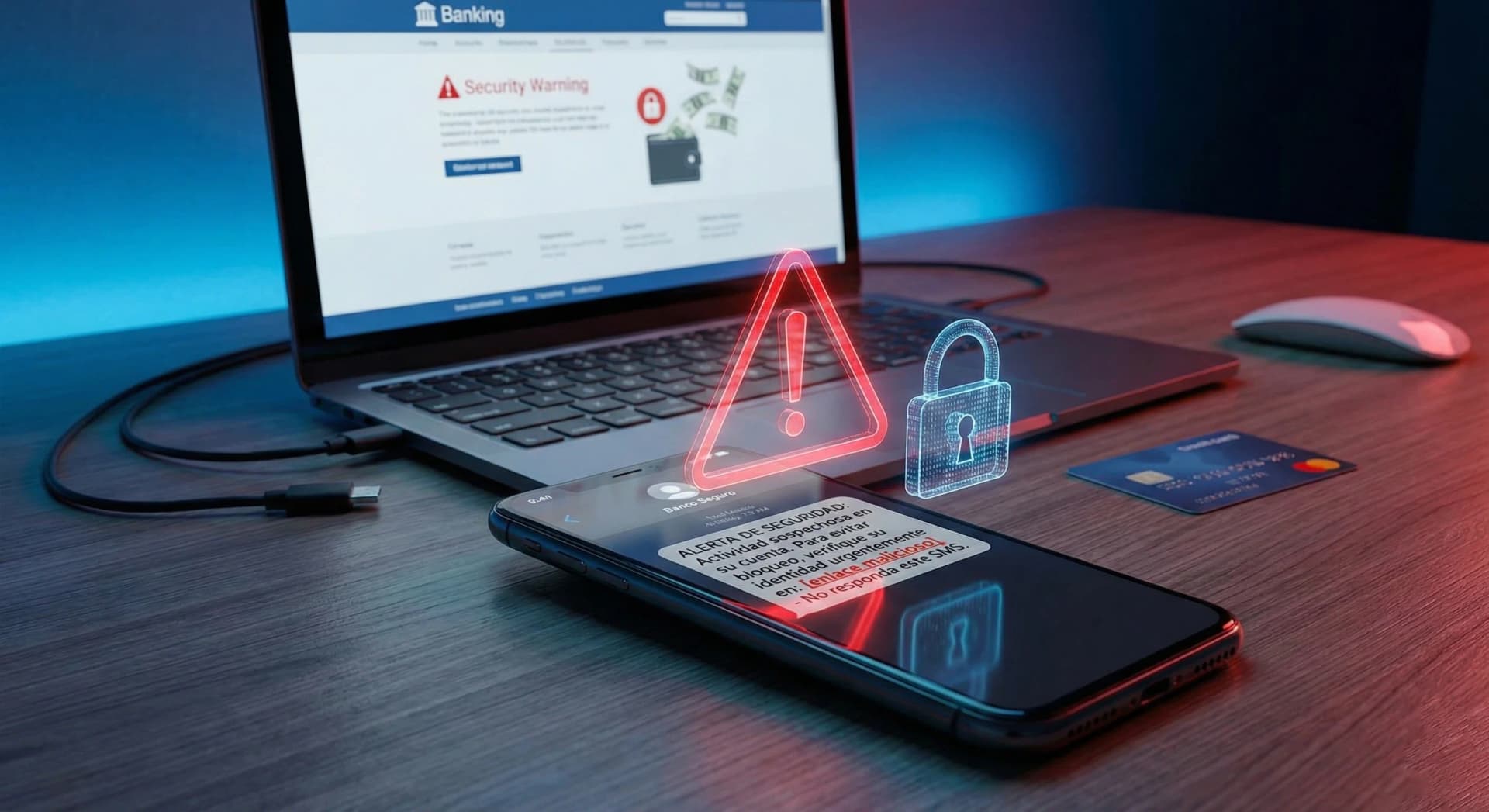 Smishing Bancario: Cómo Detectar SMS Falsos y Evitar que Vacíen tu Cuenta