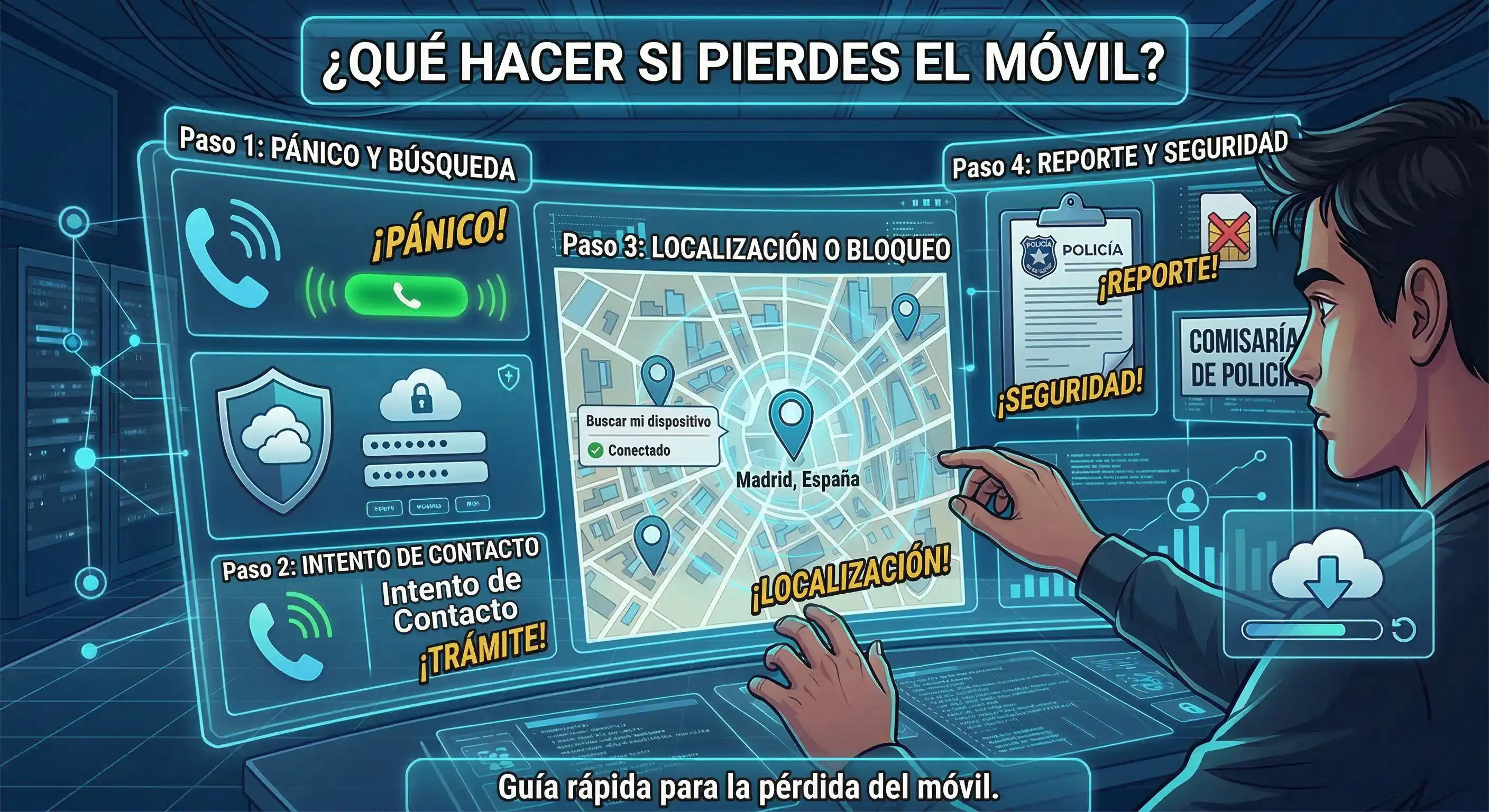 Qué Hacer Si Pierdes el Móvil: Guía de Emergencia para Proteger tus Datos