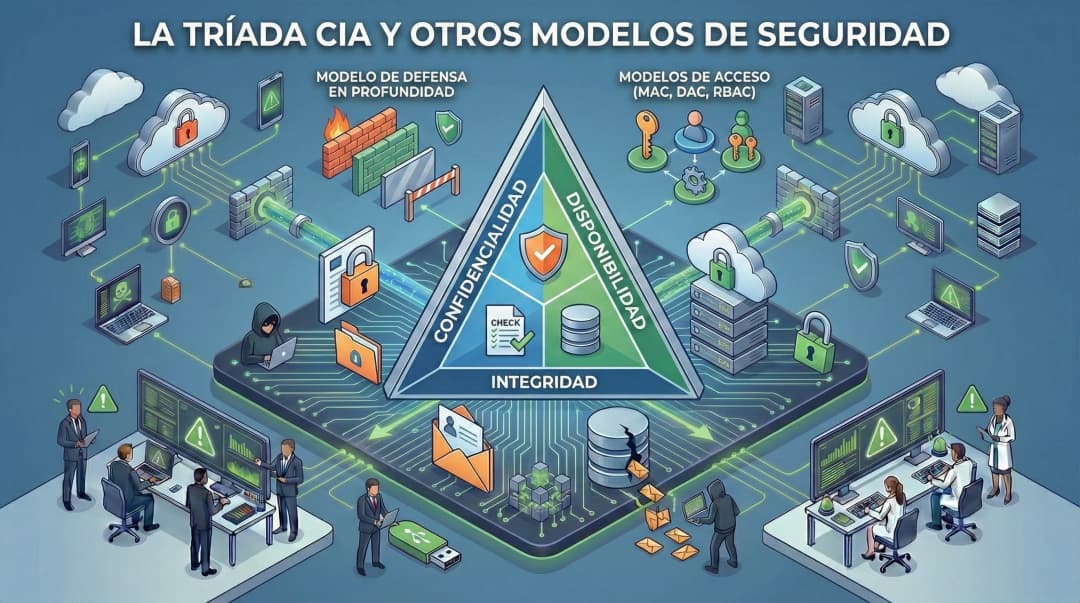 La tríada CIA y otros modelos de seguridad