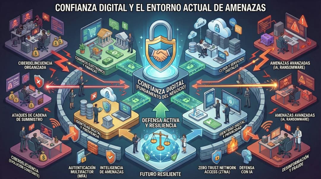 Confianza digital y el entorno actual de amenazas