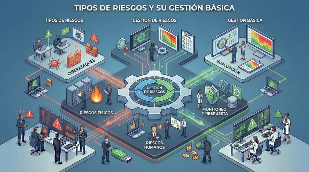 Diferencia entre amenazas, vulnerabilidades y riesgos