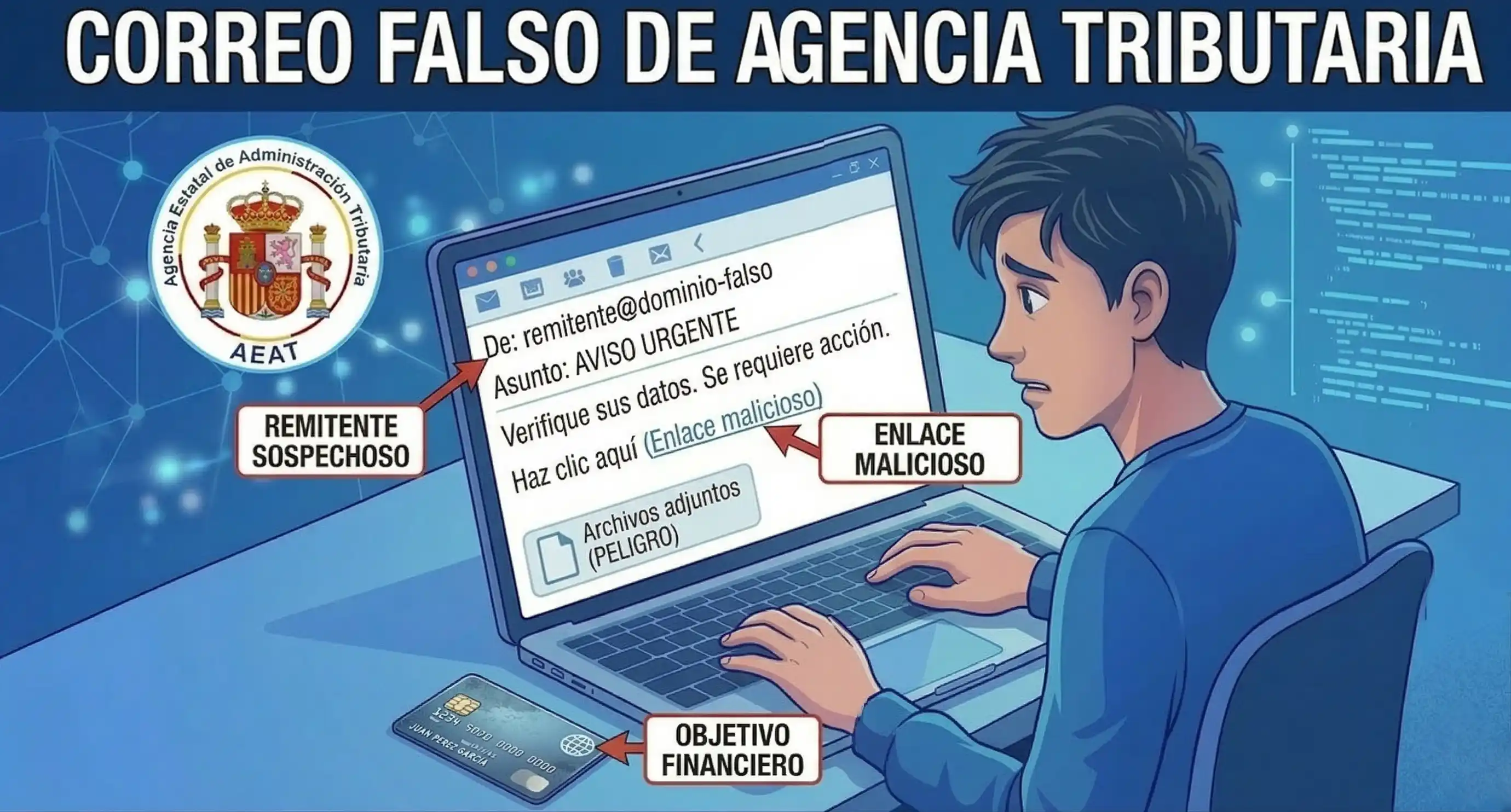 Correo Falso de la Agencia Tributaria (Hacienda): Cómo Detectarlo y Qué Hacer