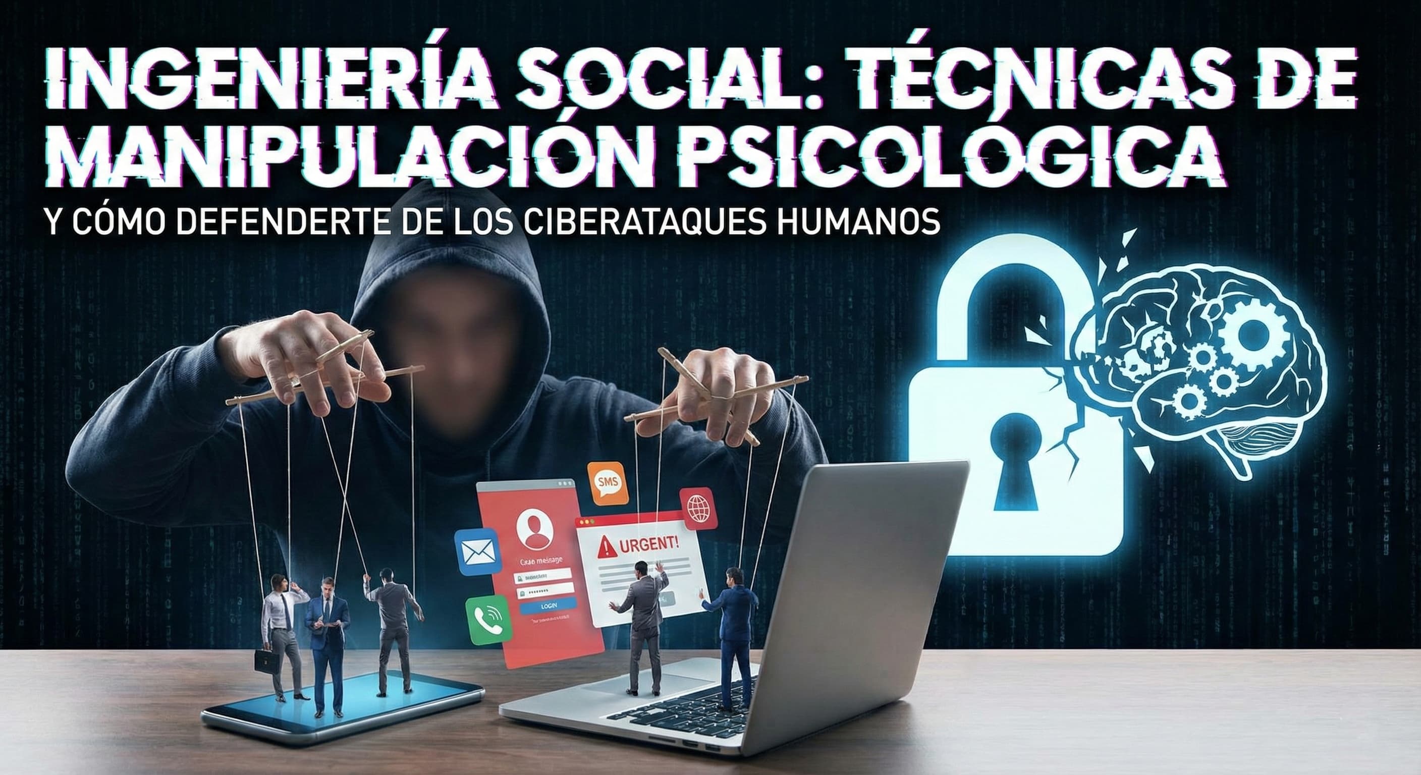 Ingeniería Social: Técnicas de Manipulación Psicológica en Ciberataques y Cómo Defenderte