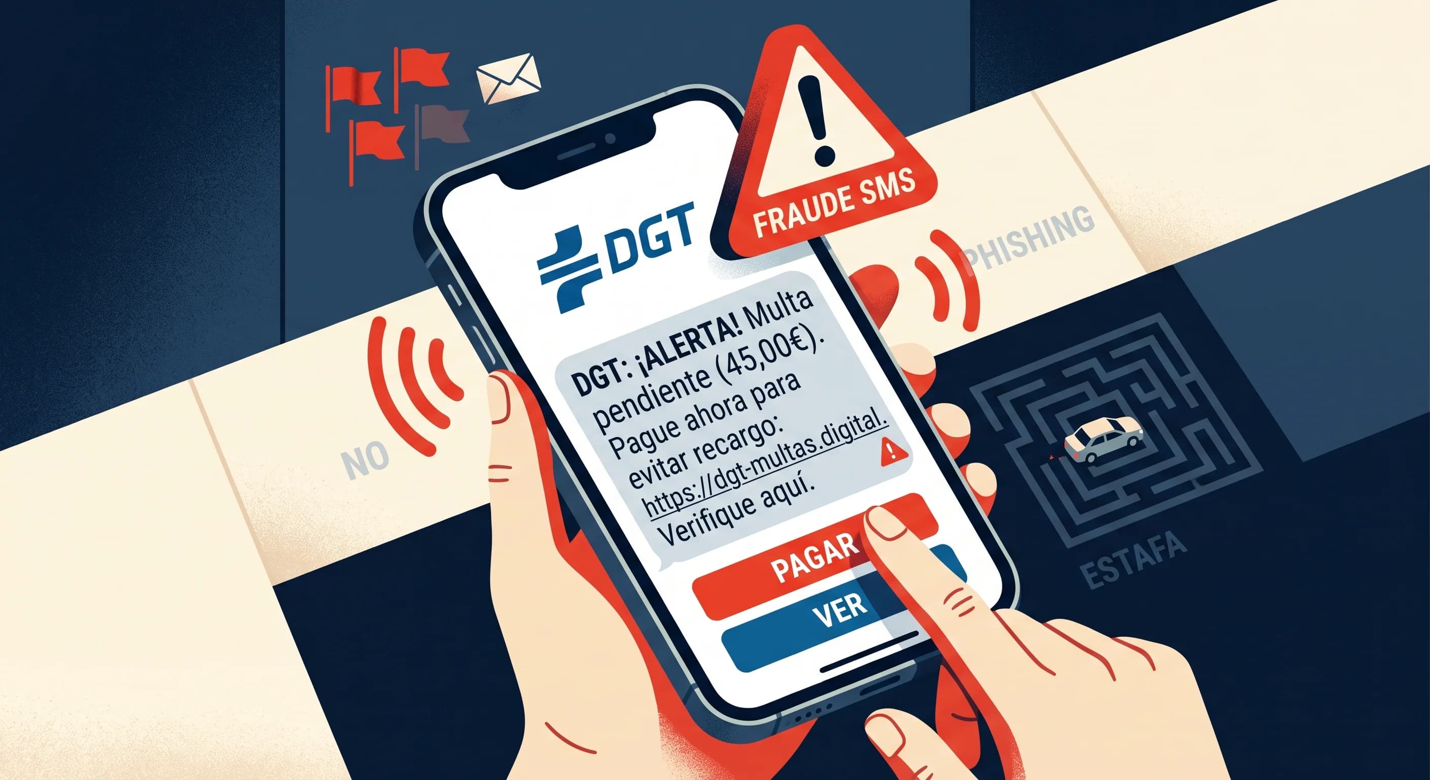 SMS Falso de la DGT (Multa de Tráfico): Cómo Saber Si Es Real y Qué Hacer