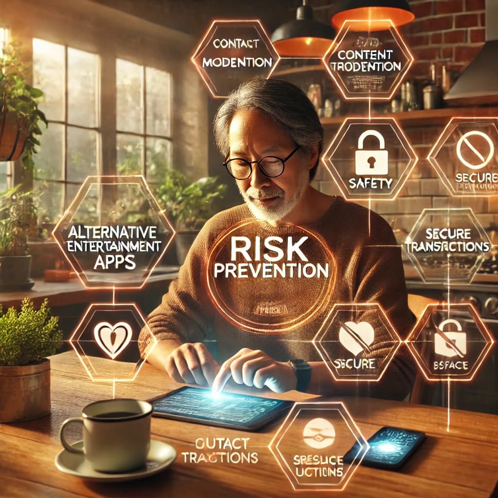Prevención de riesgos en apps de entretenimiento alternativo